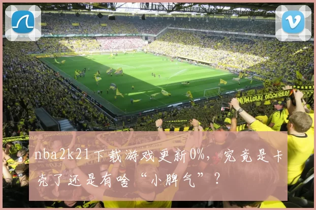 nba2k21下载游戏更新0%，究竟是卡壳了还是有啥“小脾气”？