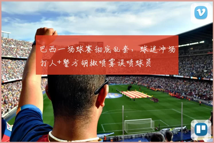 巴西一场球赛彻底乱套，球迷冲场打人+警方胡椒喷雾误喷球员