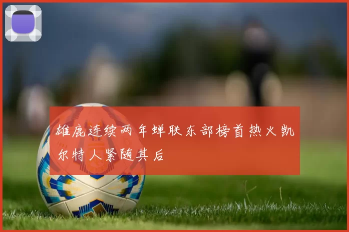 雄鹿连续两年蝉联东部榜首热火凯尔特人紧随其后